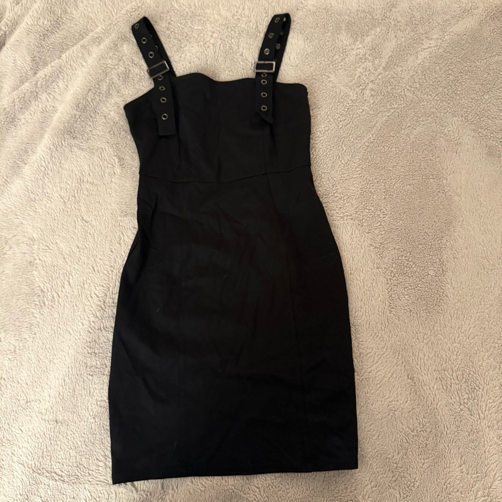 Forever 21 Buckle Strap Body Con Dress